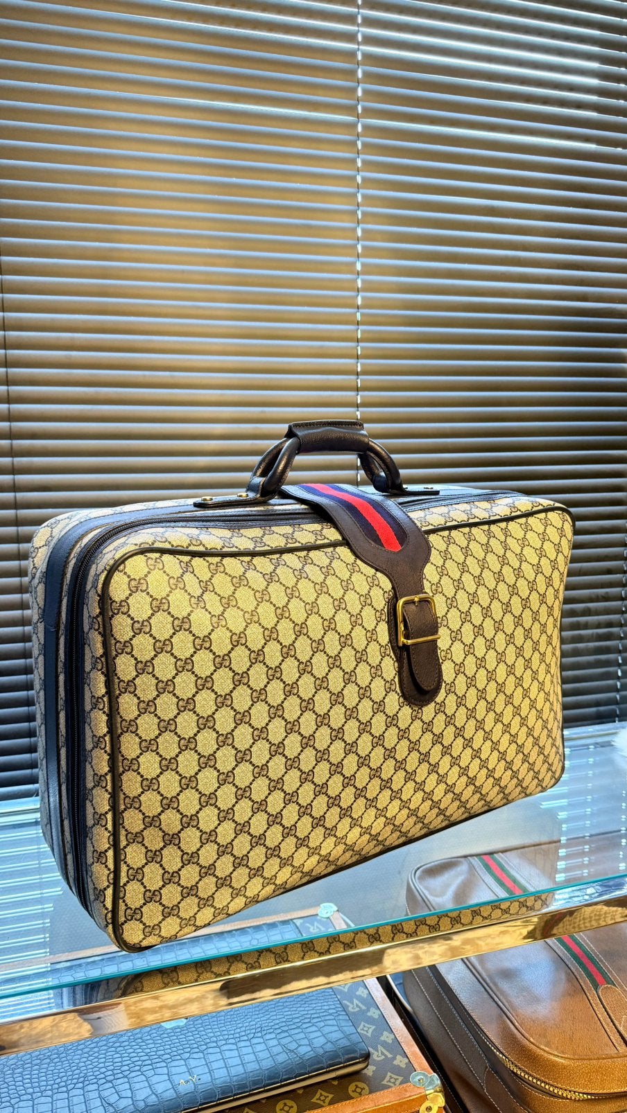 Gucci reistas weekend tas koffer origineel vintage lugage, Sieraden, Tassen en Uiterlijk, Koffers, Ophalen of Verzenden, Zo goed als nieuw