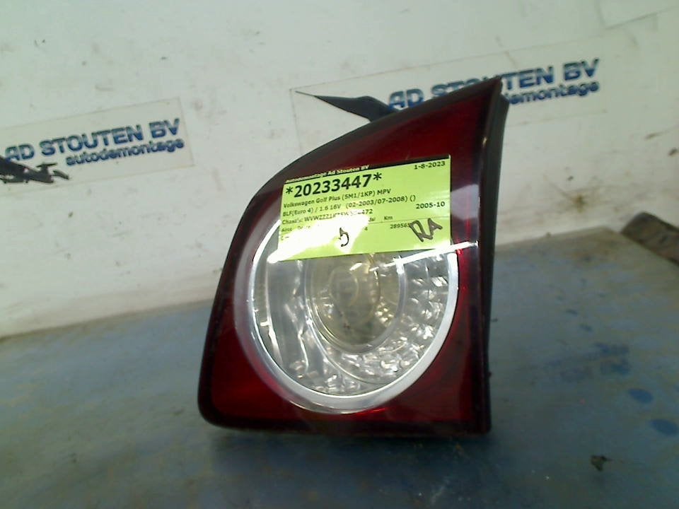 Achterlicht Rechts Volkswagen Golf Plus (5M1/1KP) 5M0945094E, Gebruikt, Volkswagen, Volkswagen AG, Kundenbetreuung@volkswagen.de
