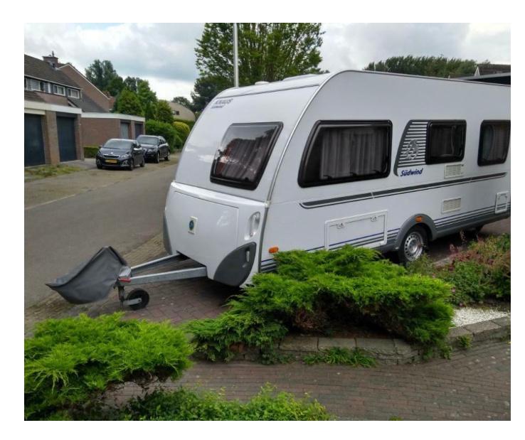 Knaus Súdwind 450 FU met frans bed/vast bed, Vast bed, Rondzit, Kachel, Particulier