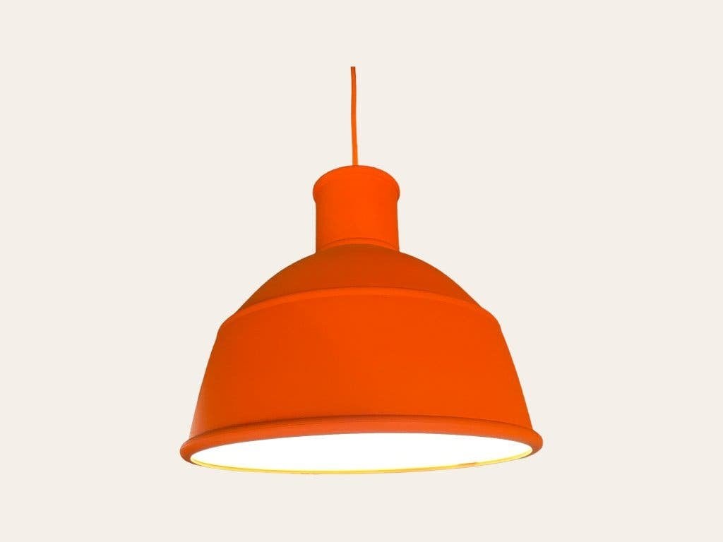Muuto Unfold oranje bij TheReSales, Huis en Inrichting, Ophalen, Zo goed als nieuw, Kunststof, Design