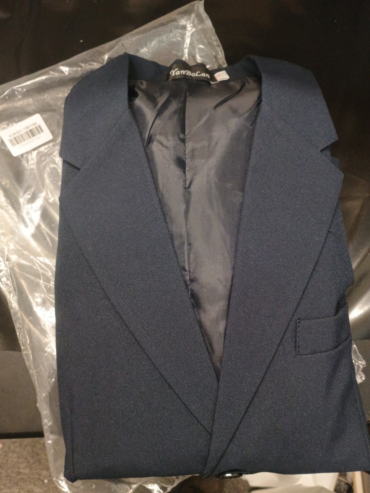 NIEUW! - Donkerblauw Kinderkostuum 158/164 - Effen Kleur, Ophalen of Verzenden, Nieuw, Jongen