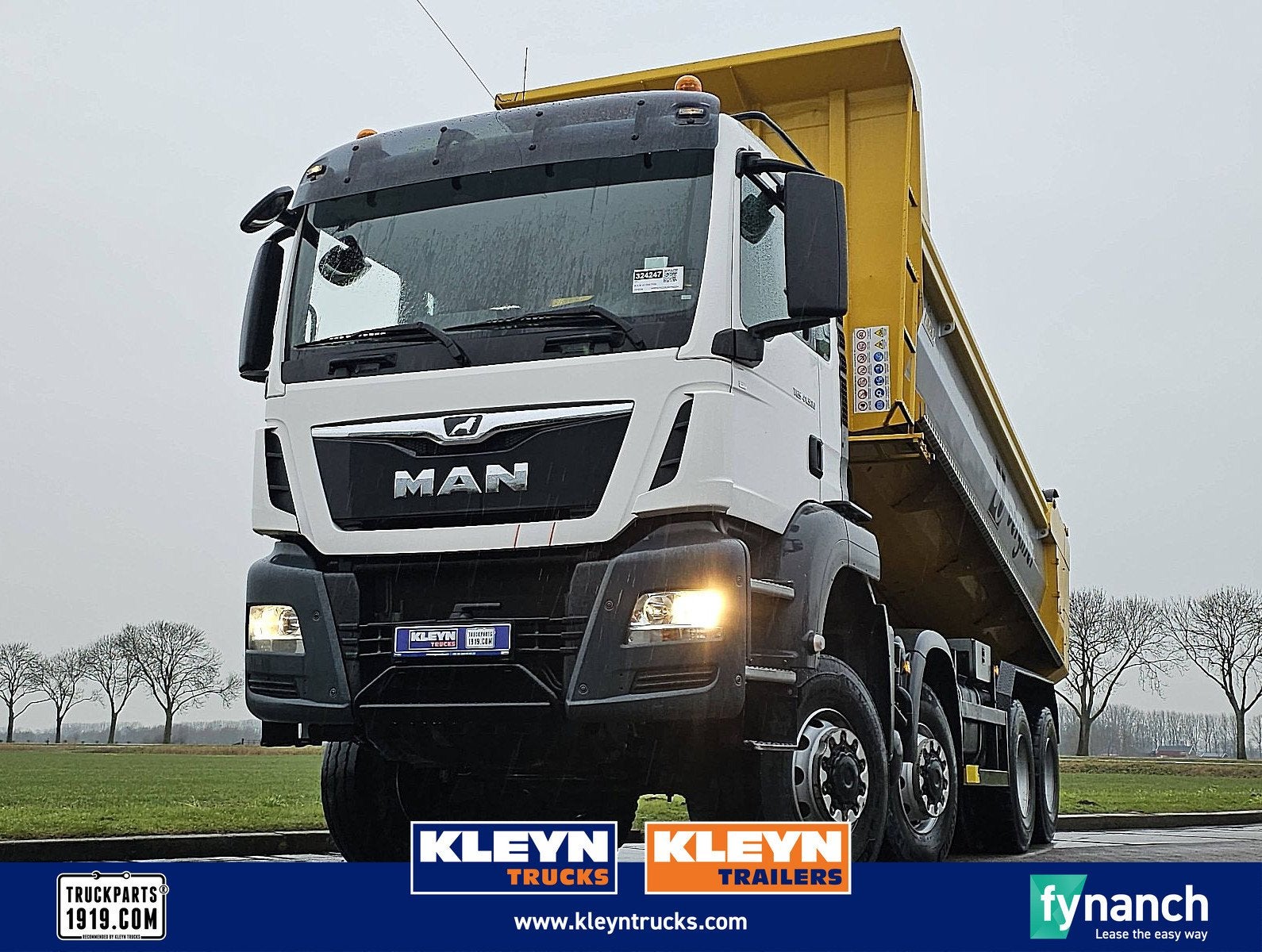 M.A.N. 41.500 TGS 8x6 hardox steel, Euro 6, MAN, Wit, Bedrijf