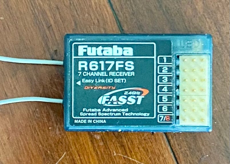Futaba R617FS 7-kanaals ontvanger 2.4GHz FASST, Hobby en Vrije tijd, Ophalen of Verzenden, Zo goed als nieuw