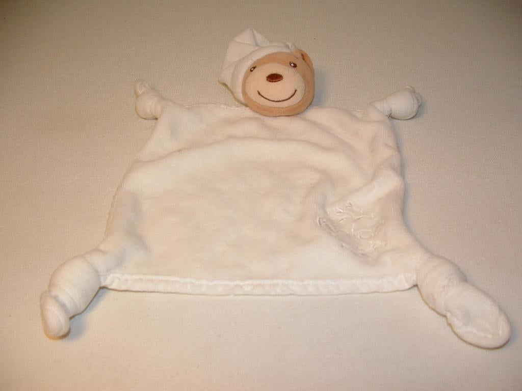 KALOO BEER KNUFFELDOEKJE VELOURS BEIGE HOOFDJE MET, Ophalen of Verzenden, Nieuw, Overige typen