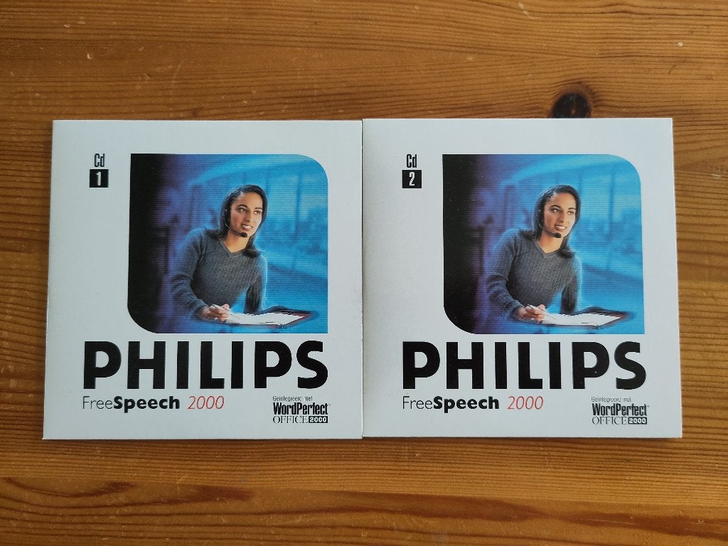 Philips FreeSpeech 2000 Installatie CD-ROMs, Computers en Software, Vintage Computers, Ophalen of Verzenden