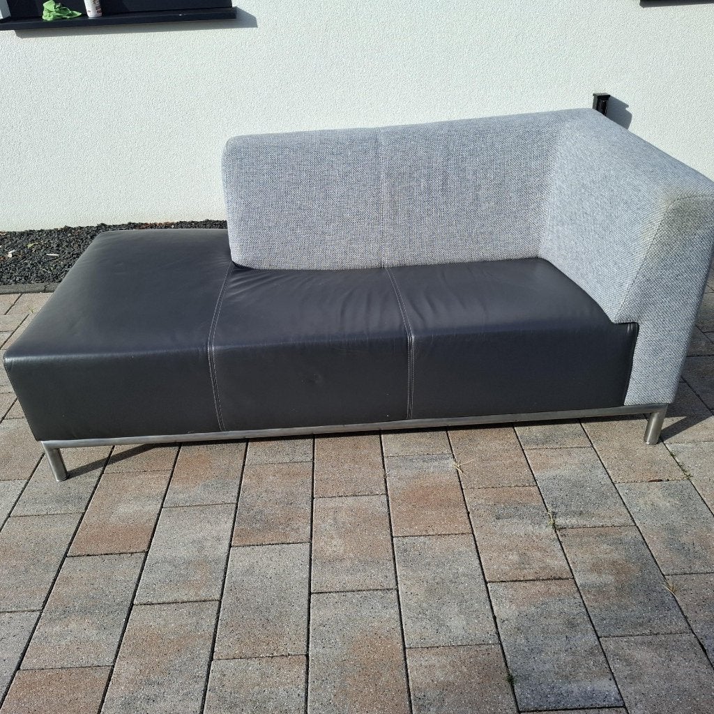 Zitbank, Chaise Longue, Ophalen, Gebruikt, Leer, 150 tot 200 cm