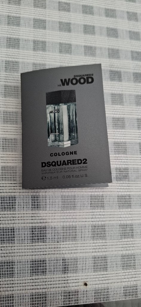 proefje he WOOD cologne, Verzenden, Nieuw