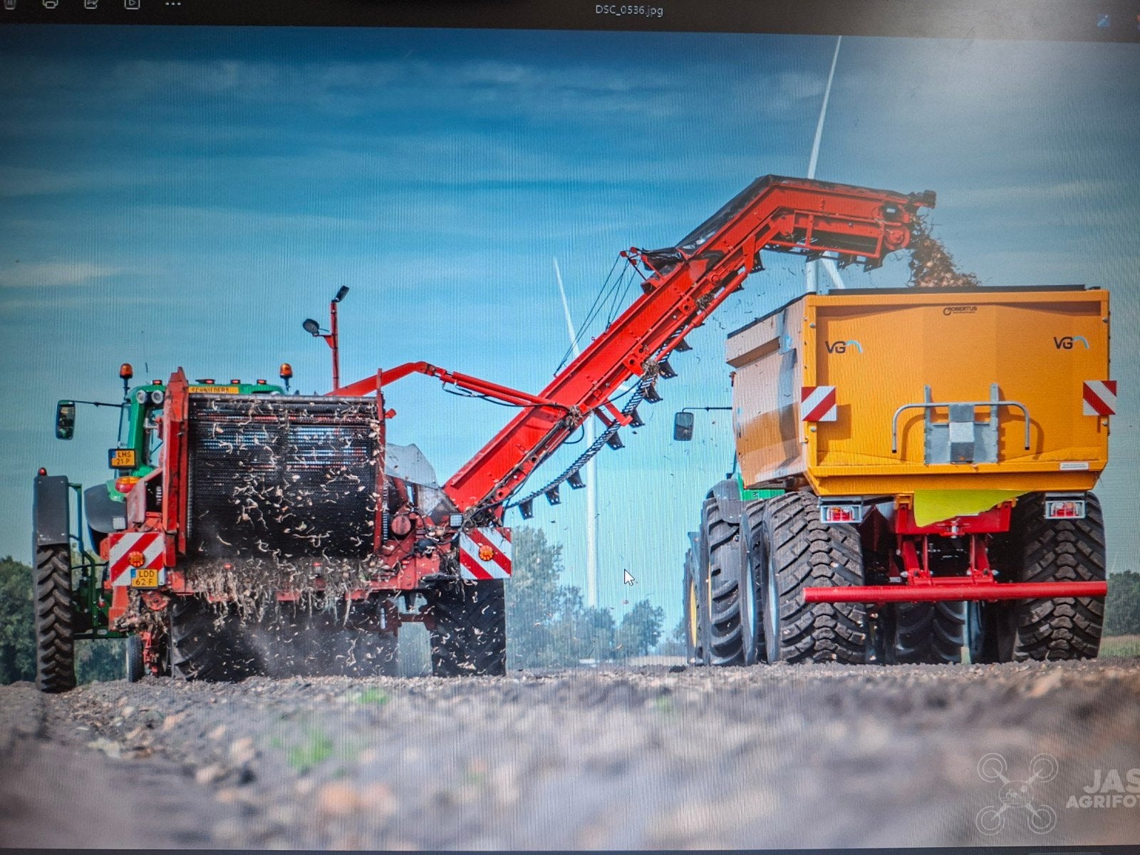 Grimme DL1500 Uienlader met verlengde elevator, Ophalen of Verzenden