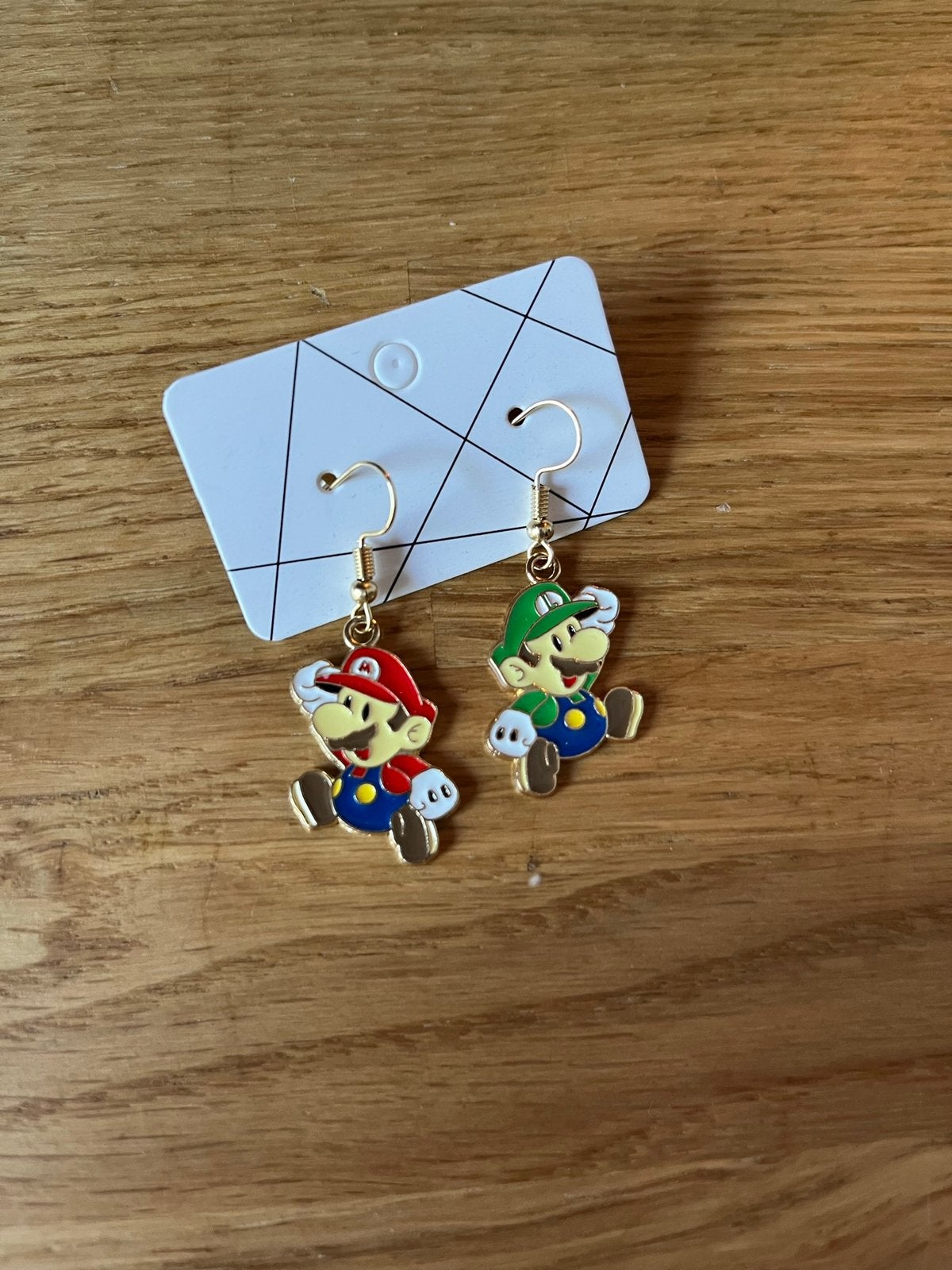 Mario oorbellen, Overige materialen, Hangers, Overige kleuren, Nieuw
