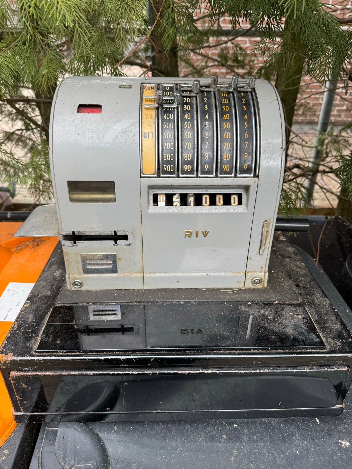 Vintage RIV kassa / Optelmachine - Fa. A. van Hessen &, Ophalen