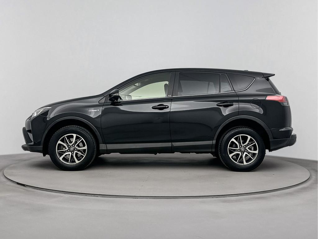 Toyota RAV4 2.5 Hybrid Black Edition (bj 2018, automaat), 12 maanden, Stof, Gebruikt, Zwart