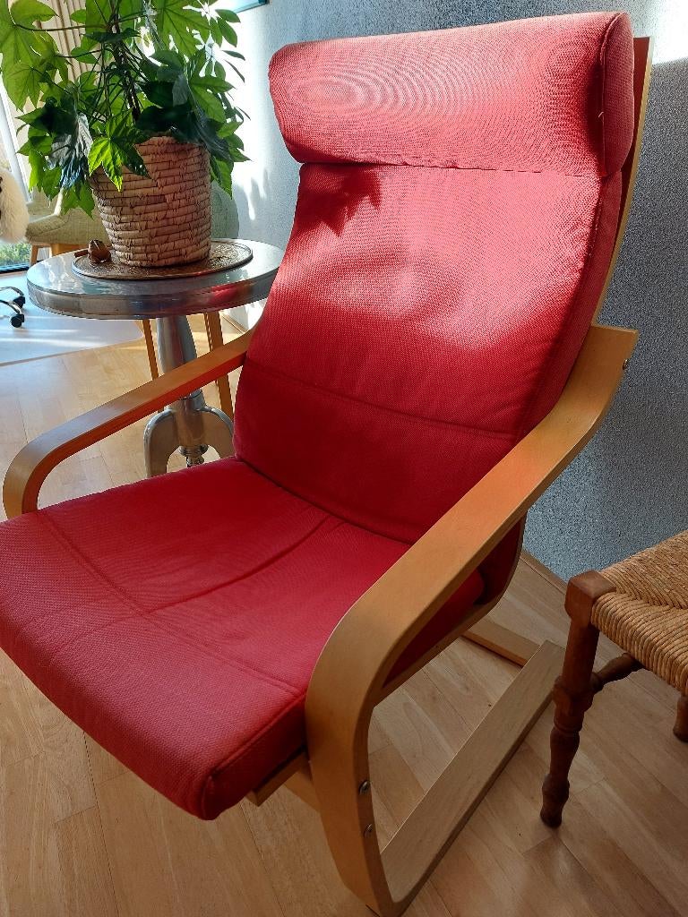 Ikea stoel rood, Ophalen, Gebruikt, Klassieker, Stof