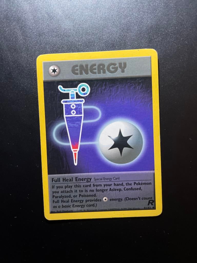 Pokémon TCG Full Heal Energy (81/82) - Jungle Set, Ophalen of Verzenden, Gebruikt, Losse kaart