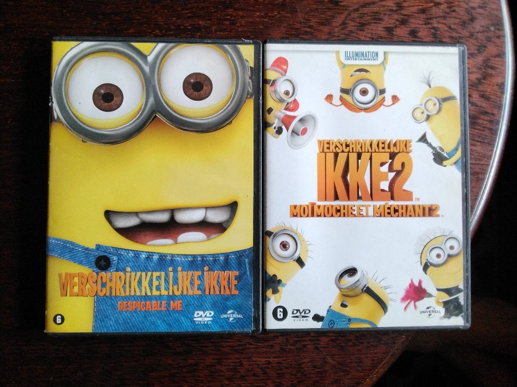 Verschrikkelijke ikke en Verschrikkelijke ikke 2, 2 dvds, or, Avontuur, Ophalen of Verzenden, Zo goed als nieuw, Vanaf 6 jaar
