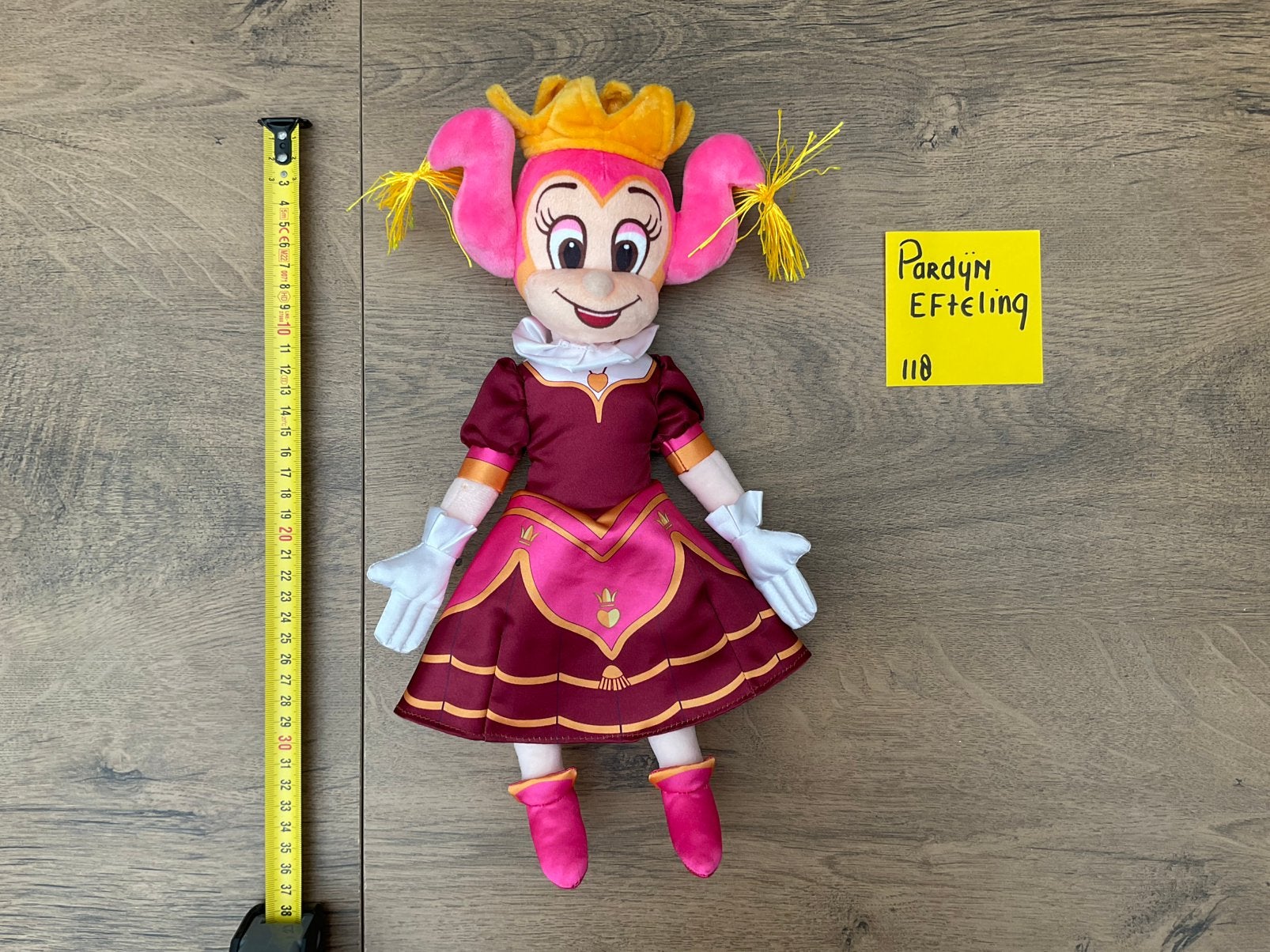 Zgan, niet kapot, Efteling Pardijn pluche en/of stoffen pop, Ophalen, Zo goed als nieuw, Beeldje of Poppetje