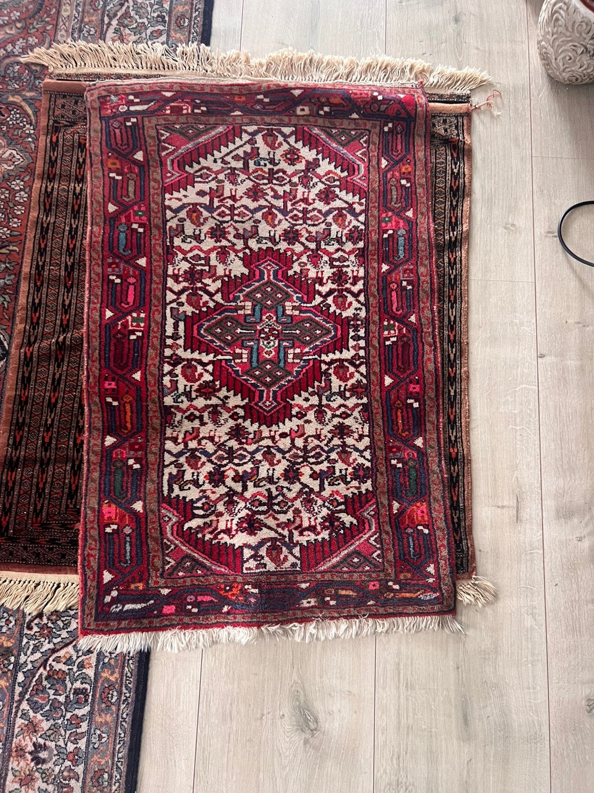 Pers smal rood 115x70, Ophalen, 50 tot 100 cm, Zo goed als nieuw, Rechthoekig