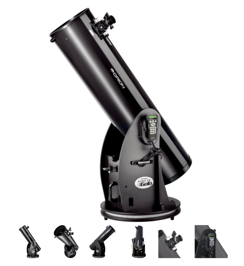 Dobson sky quest xtg GoTo Wi-Fi, Ophalen, 200 mm of meer, Met statief, Spiegeltelescoop (reflector)