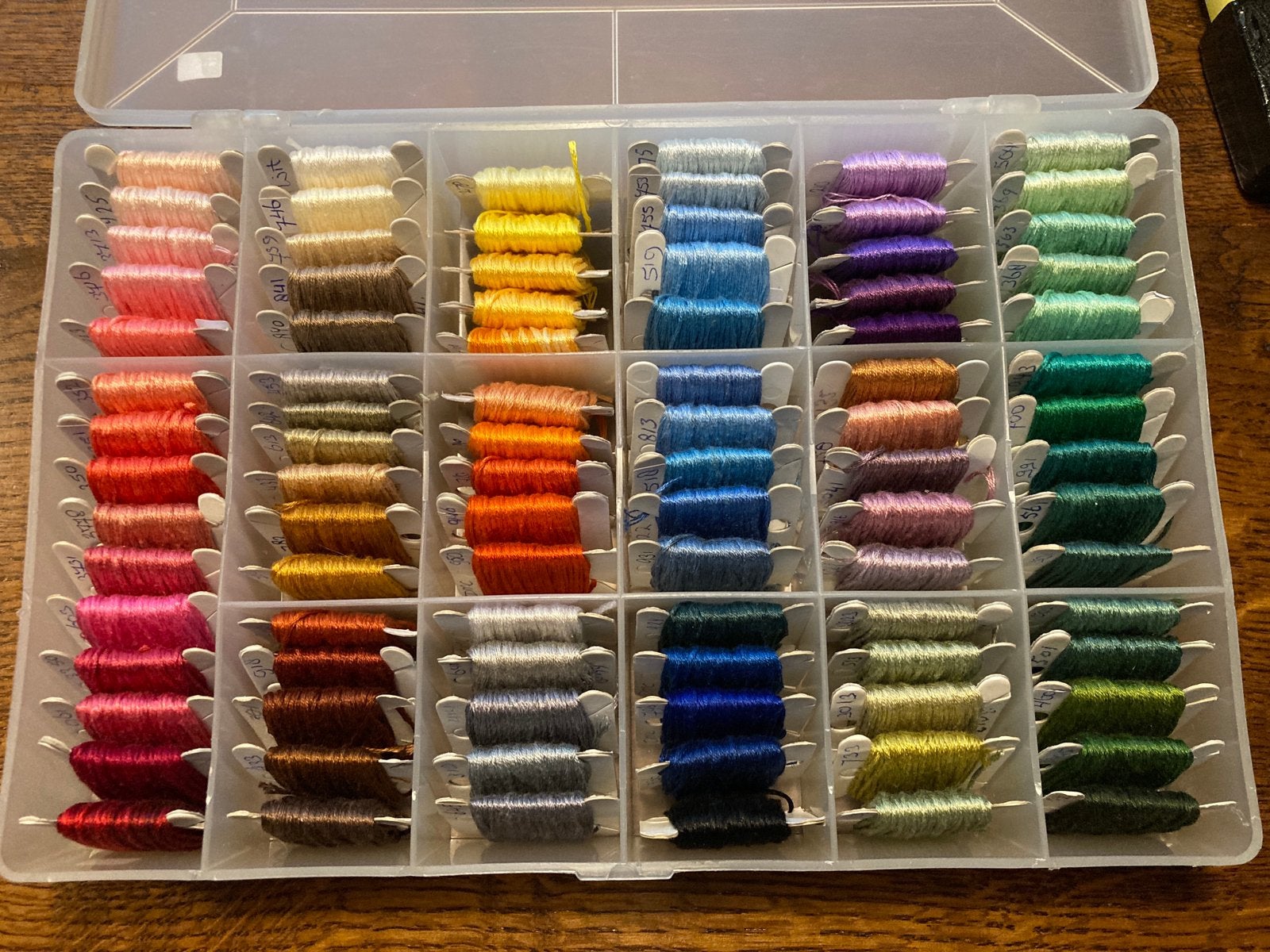 DMC dmc.borduren borduurgaren dois vol bobbins, Ophalen of Verzenden, Borduurgaren of Zijde