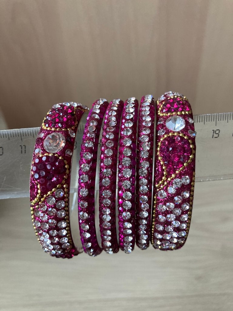 Indiase/ Pakistaanse/ Bollywood armbanden, Ophalen of Verzenden, Nieuw, Roze, Kunststof of Plastic