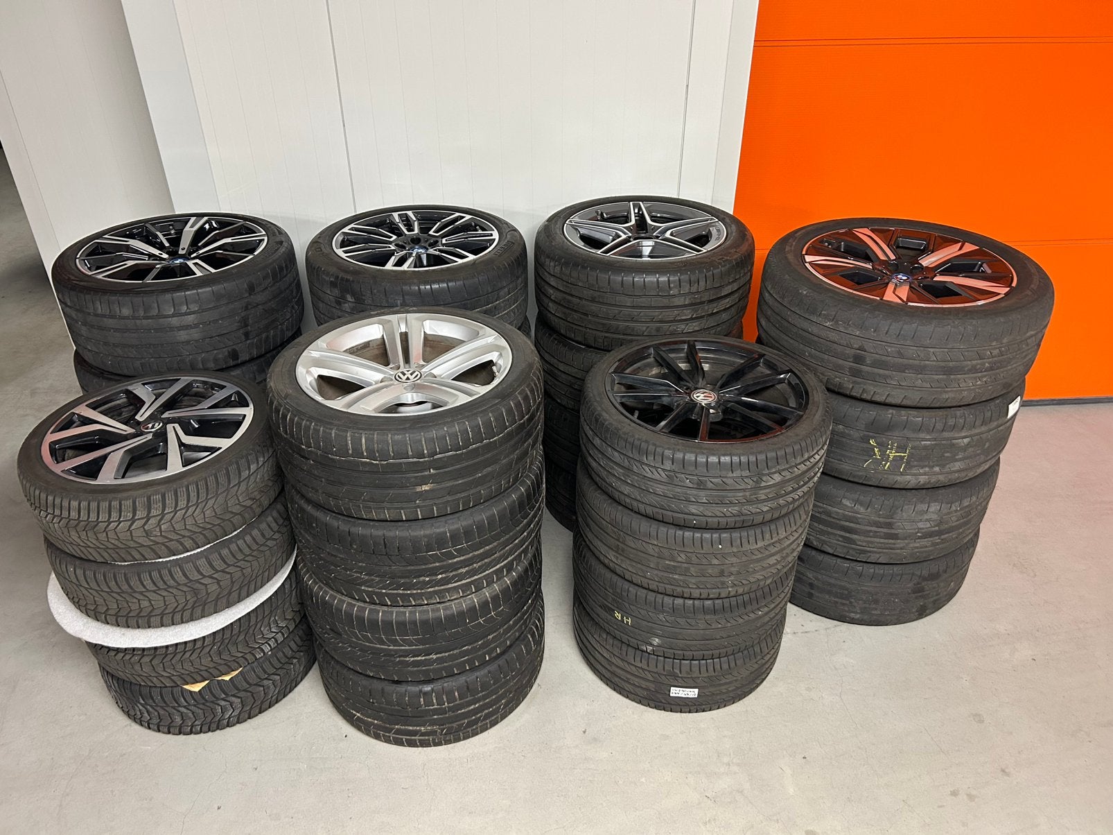 Partij exclusive originele velgen wielen VW BMW MERCEDES, Gebruikt, 255 mm, Banden en Velgen, DIVERSE