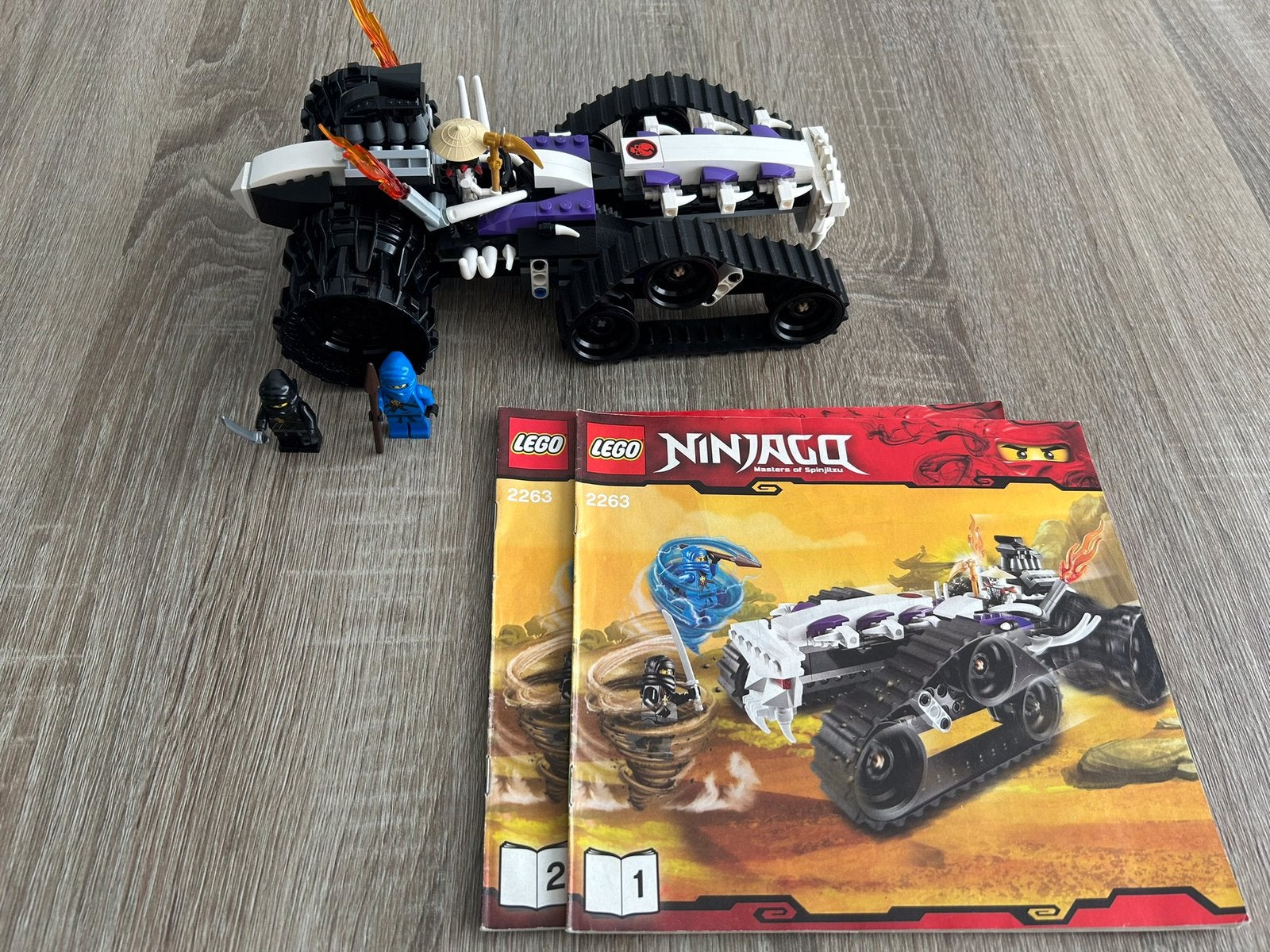 Lego Ninjago 2263 Turbo Shredder, Gebruikt, Lego, Ophalen of Verzenden, Inclusief instructies