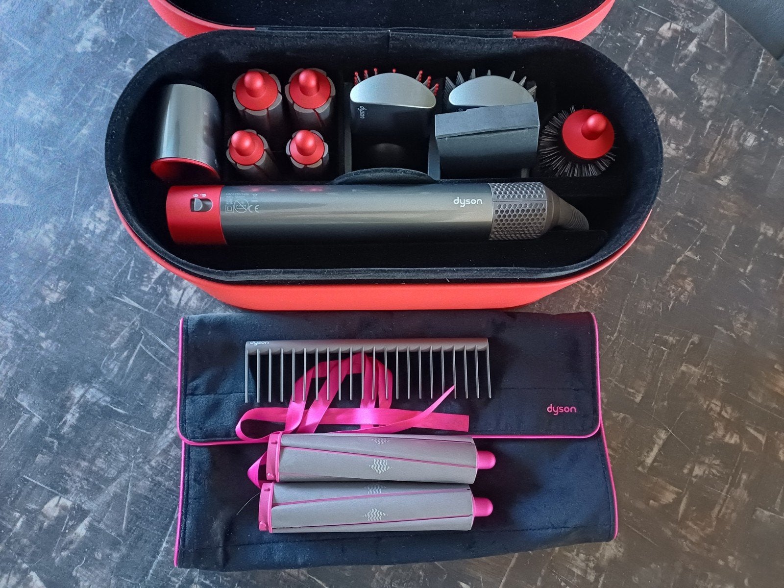 Dyson Airwrap Complete Styler met accessoires, Witgoed en Apparatuur, Ophalen, Zo goed als nieuw, Haarverzorging