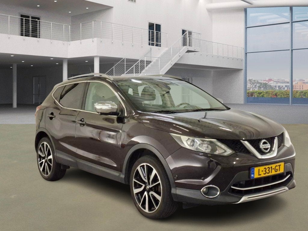 Nissan Qashqai 1.2 Tekna|XENON|PANO|360•|TREKHAAK|NAVI, Euro 5, Gebruikt, 116 pk, Leder
