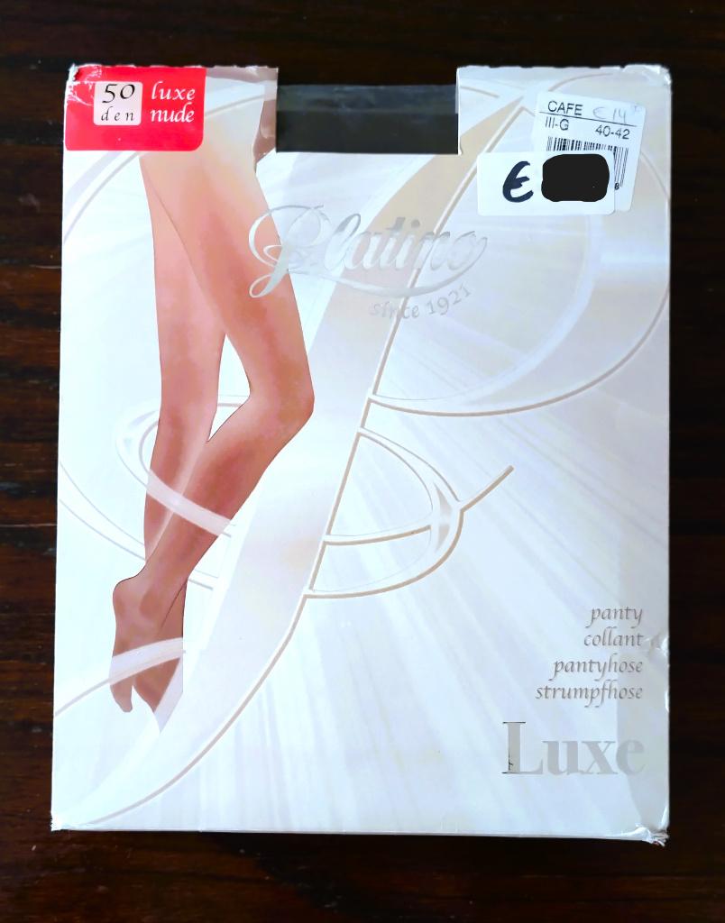 Platino Panty, Cafe, 50 Denier, Maat 40-42 Medium, Platino, Bruin, Nieuw, Maat 40/42 (M)