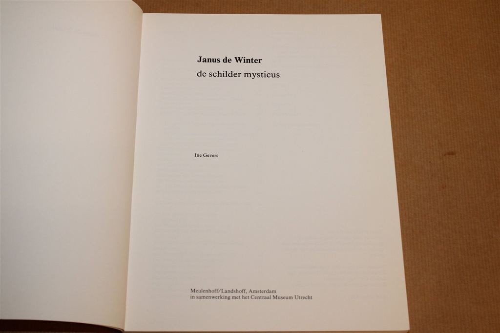 Janus de Winter — Nederlandse Schilder Mysticus, Monografie, Ophalen of Verzenden, Gelezen