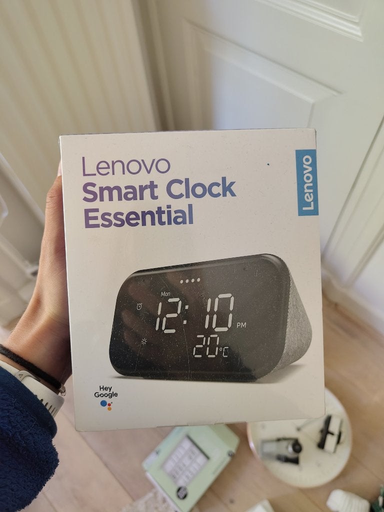 Lenovo smart clock essential, Witgoed en Apparatuur, Ophalen of Verzenden, Nieuw, Digitaal