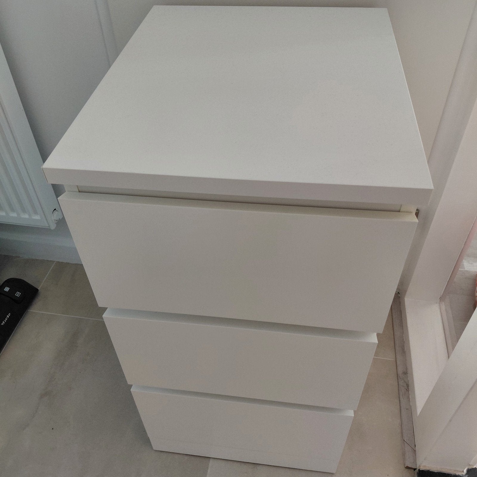 Malm Ladekast, Ophalen, 50 tot 100 cm, Zo goed als nieuw, 3 of 4 laden