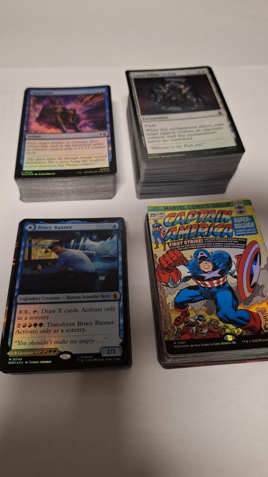 MTG Marvel Super Heroes kaarten divers Magic The Gathering, Verzenden, Nieuw, Meerdere kaarten, Foil