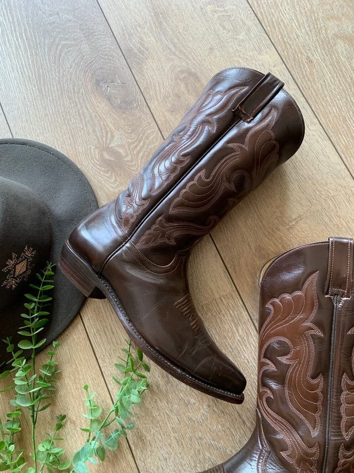 Calamex Mexico cowboylaarzen 41 western boots laarzen, Hoge laarzen, -, Ophalen of Verzenden, Zo goed als nieuw