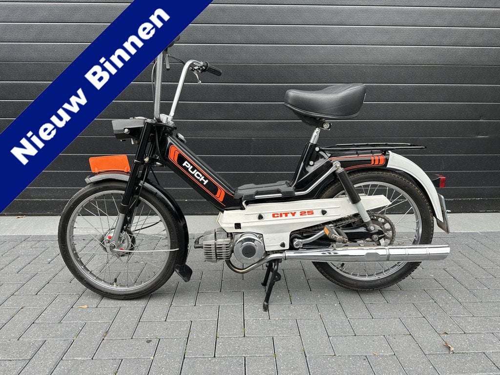 Puch Maxi City 25, slechts 411KM ! Snorbrommer, Fietsen en Brommers, Gebruikt, Info@hulshof-trading.nl, 49 cc, Hulshof-Trading
