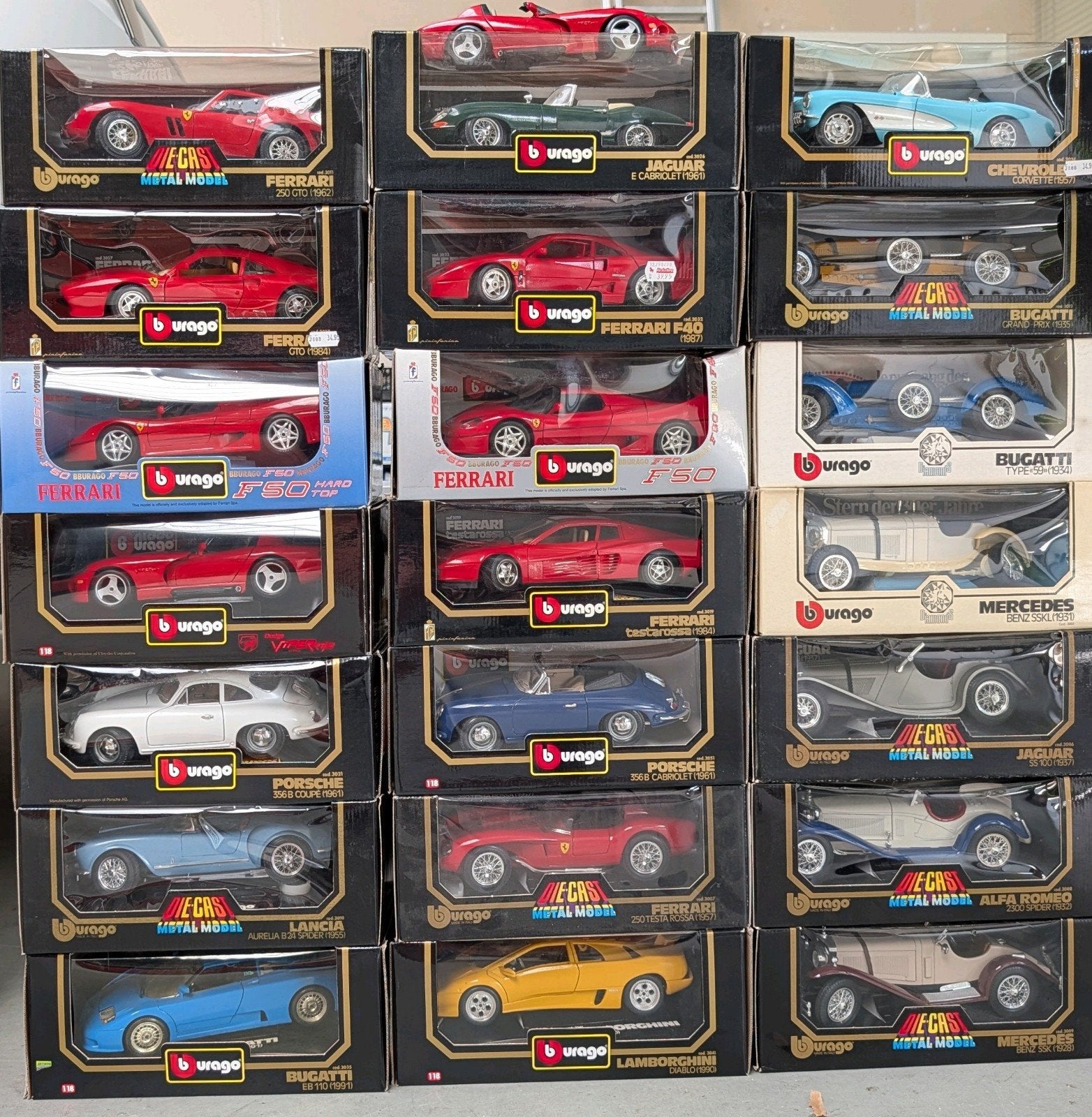Verzameling Bburago modelauto's, Hobby en Vrije tijd, Modelauto's | 1:18, Ophalen, Auto, Overige merken