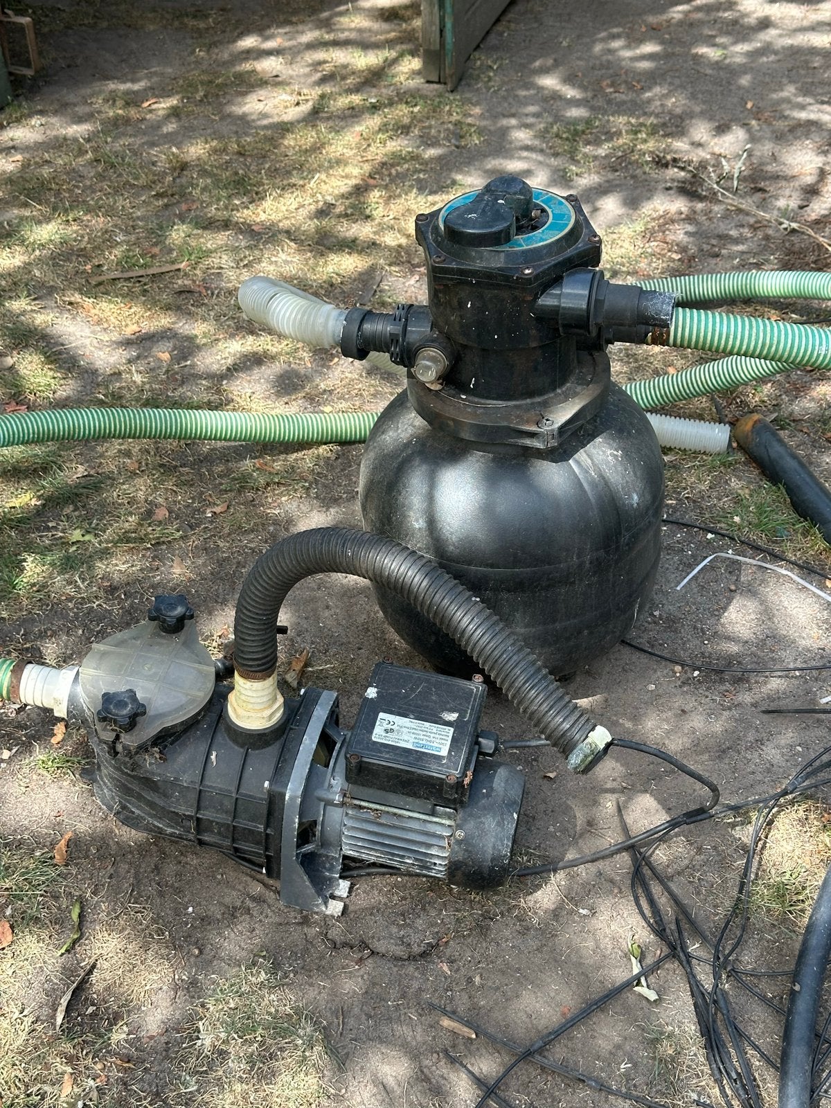 Zwembad pomp en filter - Waterland SP-9, Tuin en Terras, Zwembad-toebehoren, Ophalen, Gebruikt, Zwembadpomp