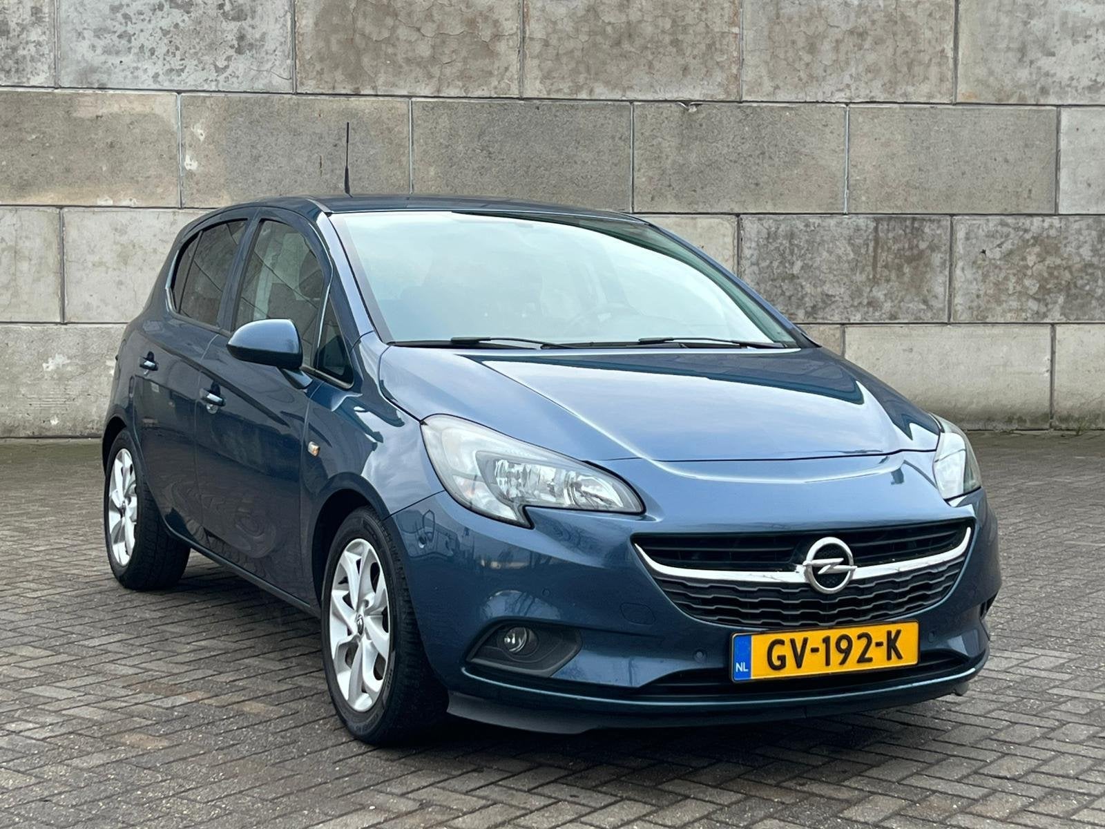Opel Corsa 1.0 Turbo Edition,rijdt schakelt 100%, Auto's, Voorwielaandrijving, Gebruikt, Euro 6, Blauw