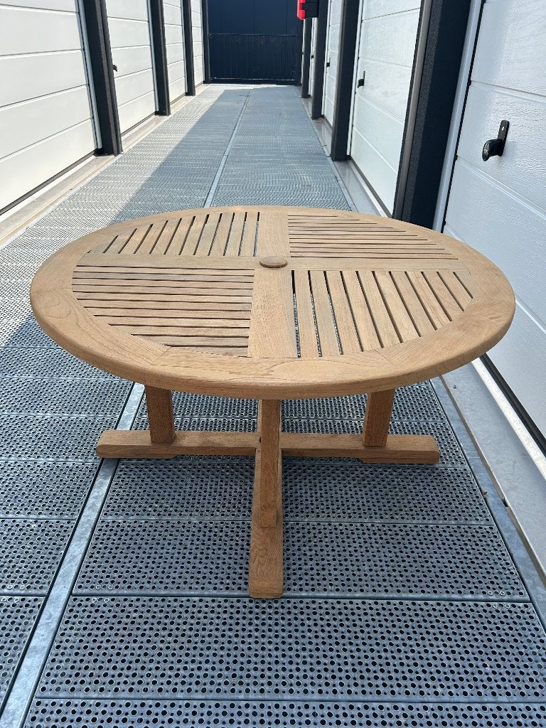 Ronde teakhouten salontafel van Allure / 100 cm, Ophalen, -, Allure, -