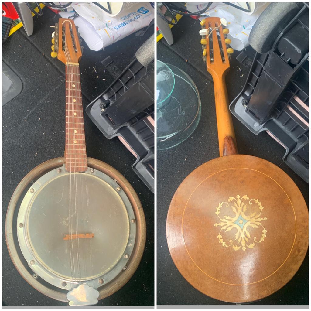 Banjo Mandoline vintage, Ophalen of Verzenden, Gebruikt, Overige typen