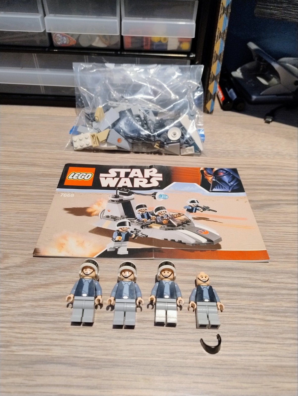 Lego Star Wars - Rebel Scout Speeder (7668), Kinderen en Baby's, Speelgoed | Duplo en Lego, Star Wars, Lego, Ophalen of Verzenden