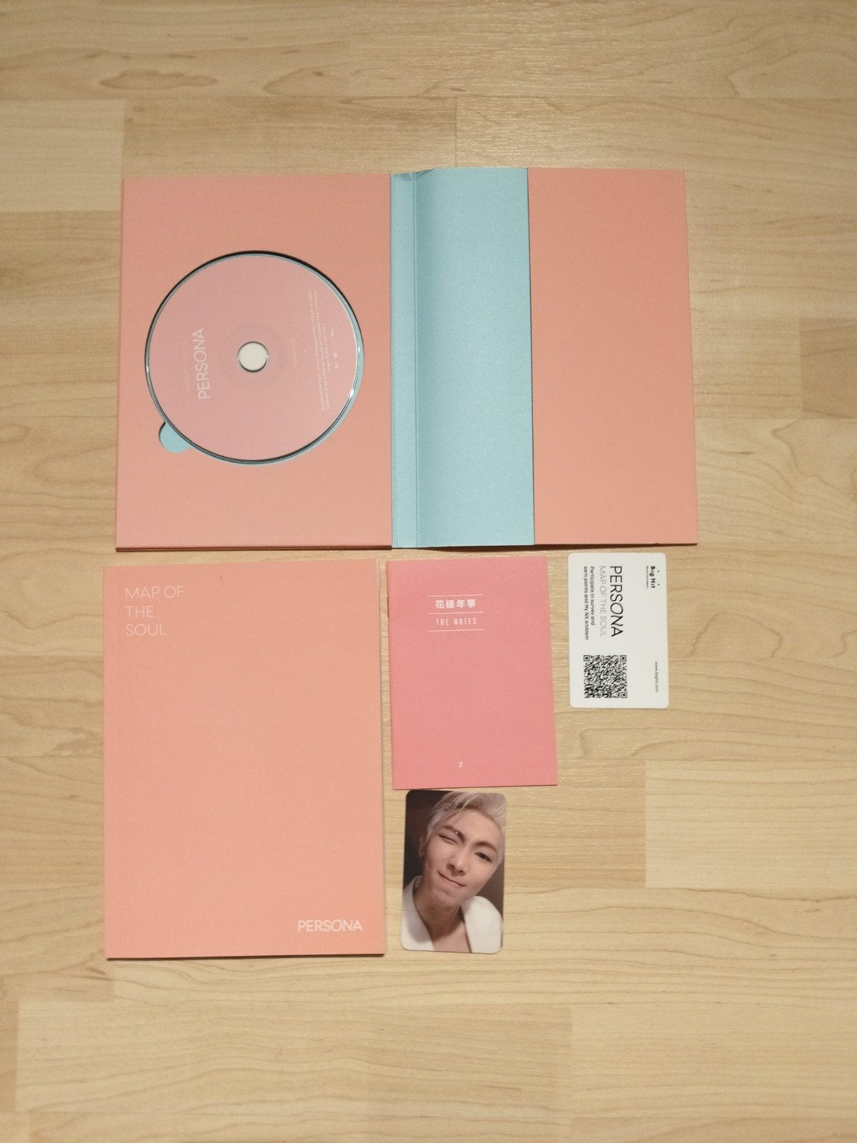 BTS Map of the Soul: Persona Album Set (J-Hope & RM), K-pop, Inclusief boekje, Ophalen of Verzenden, Zo goed als nieuw