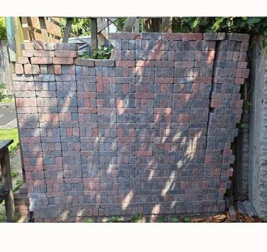 Gratis klinkers, ongeveer 500 stuks, Tuin en Terras, Ophalen, Gebruikt, Klinkers, 10 m² of meer