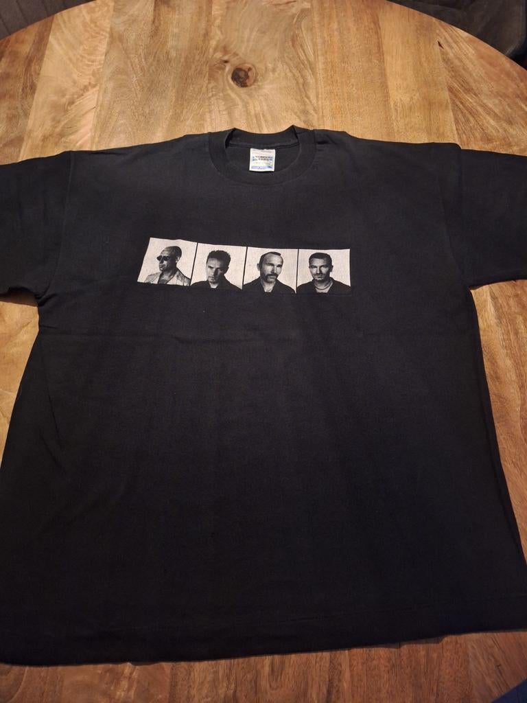 U2 Tour shirt POP MART uit 1997 in zeer goede staat, Ophalen of Verzenden, Zo goed als nieuw, Maat 56/58 (XL), Zwart