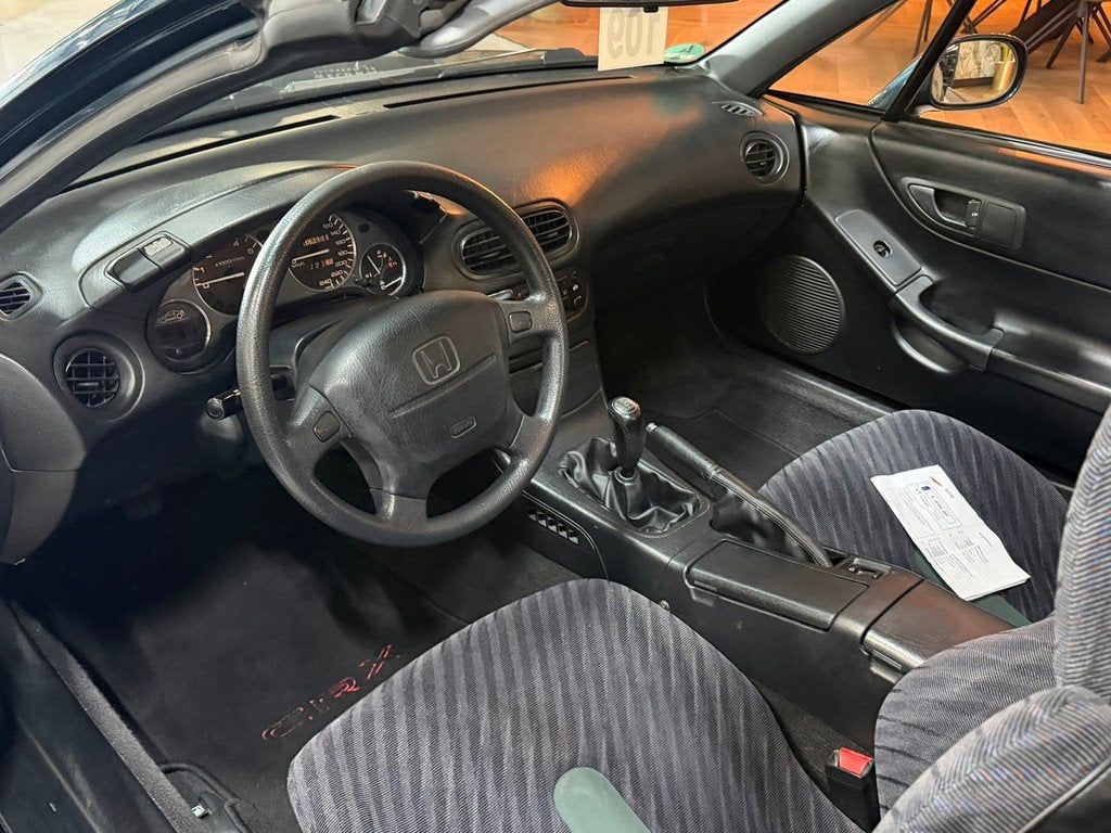 Honda CRX 1.6 ESi|1996|Nieuwe APK|Dealer onderhouden|Cabrio|, Auto's, Honda, 1005 kg, Zwart, 4 cilinders, Cabriolet