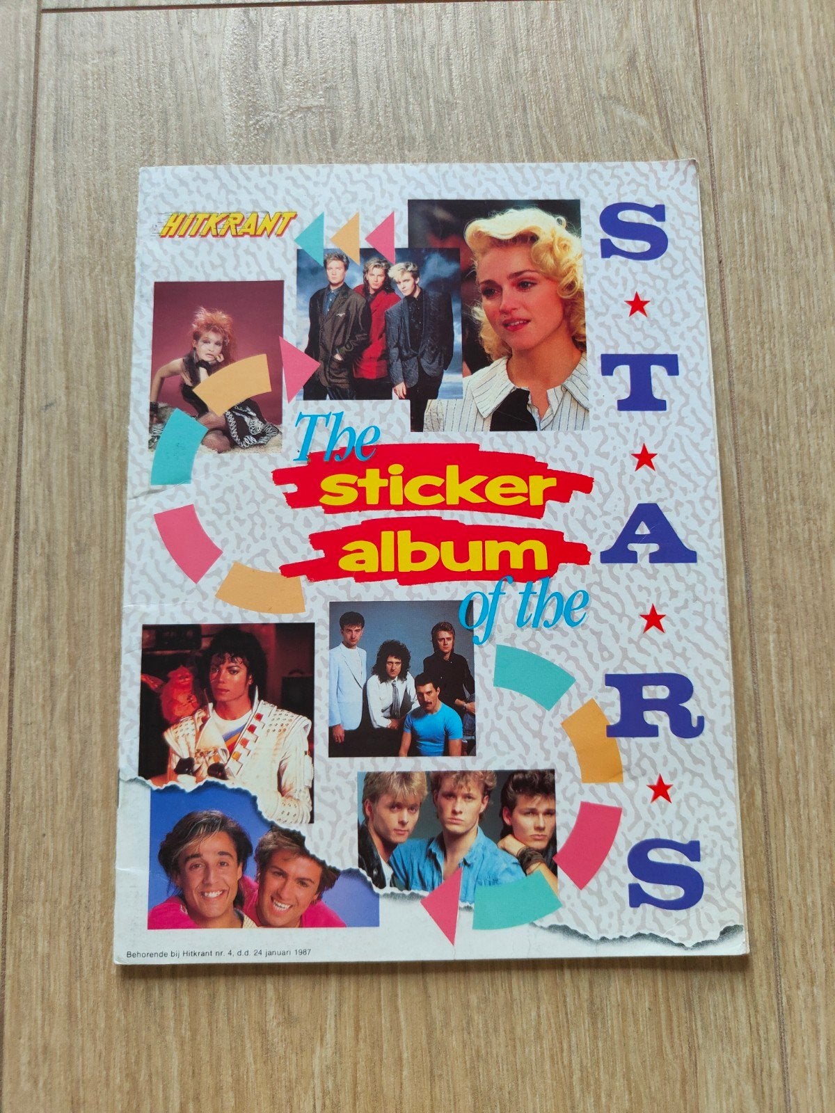 Hitkrant sticker album of the Stars - Madonna, Verzamelen, Ophalen of Verzenden, 1980 tot heden, Tijdschrift