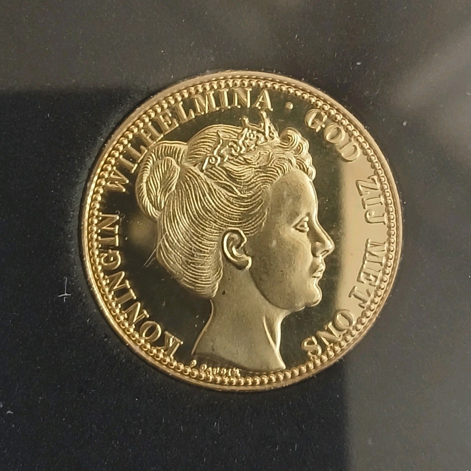 Gouden 10 Gulden Wilhelmina Herslag 1898 - Kroningstientje, Verzenden, Goud, Koningin Wilhelmina, Losse munt