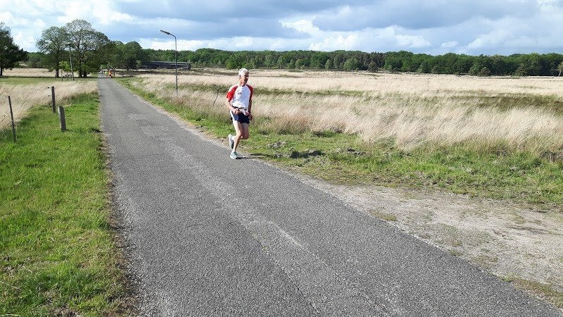 Te koop startnummer Marathon Urk, Overige merken, Verzenden, Overige typen, Nieuw