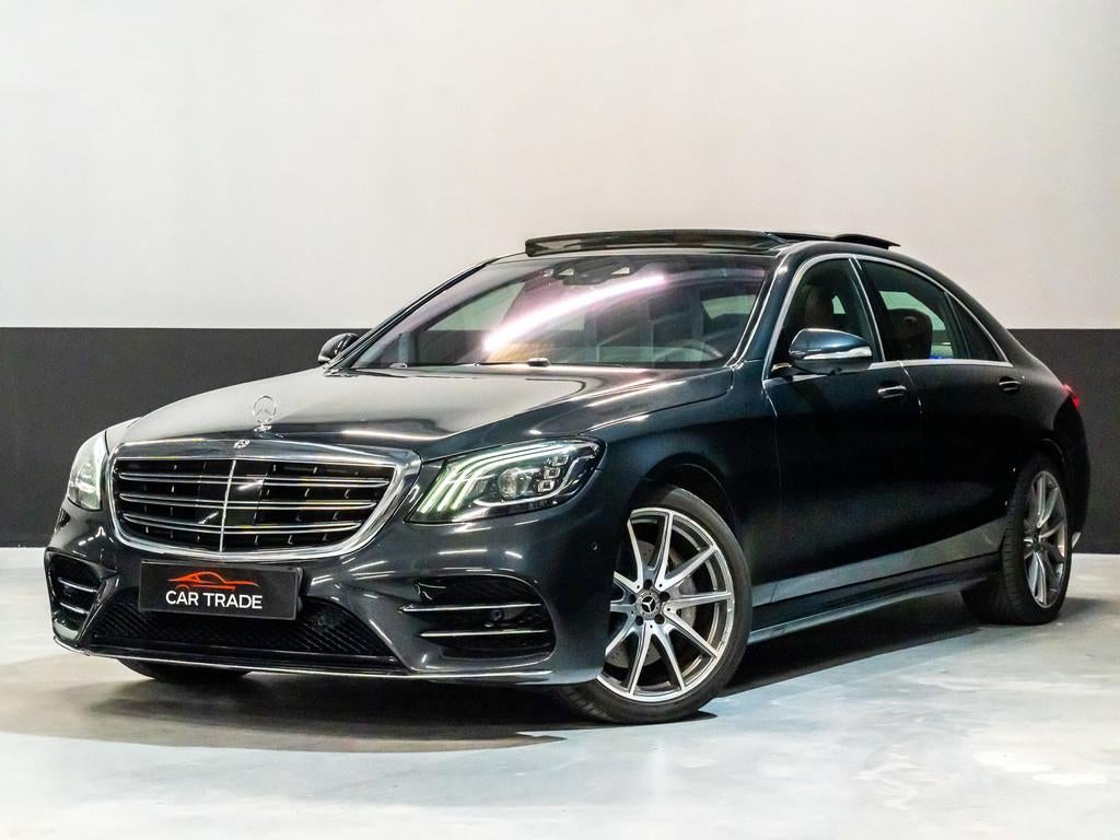 Mercedes-Benz S-klasse 400d 4Matic Lang AMG Premium Plus Pan, Auto's, Mercedes-Benz, Automaat, 2005 kg, Gebruikt, Euro 6