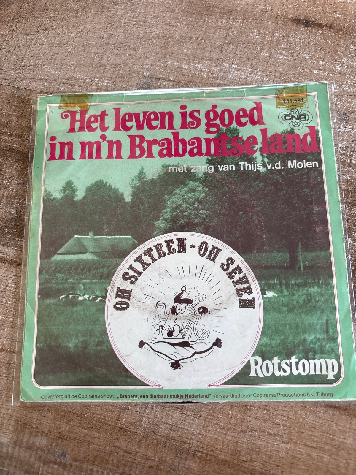 Het leven is goed in m'n Brabantse land - Thijs v.d. Molen, LP, Gebruikt, 7 inch, Ophalen of Verzenden