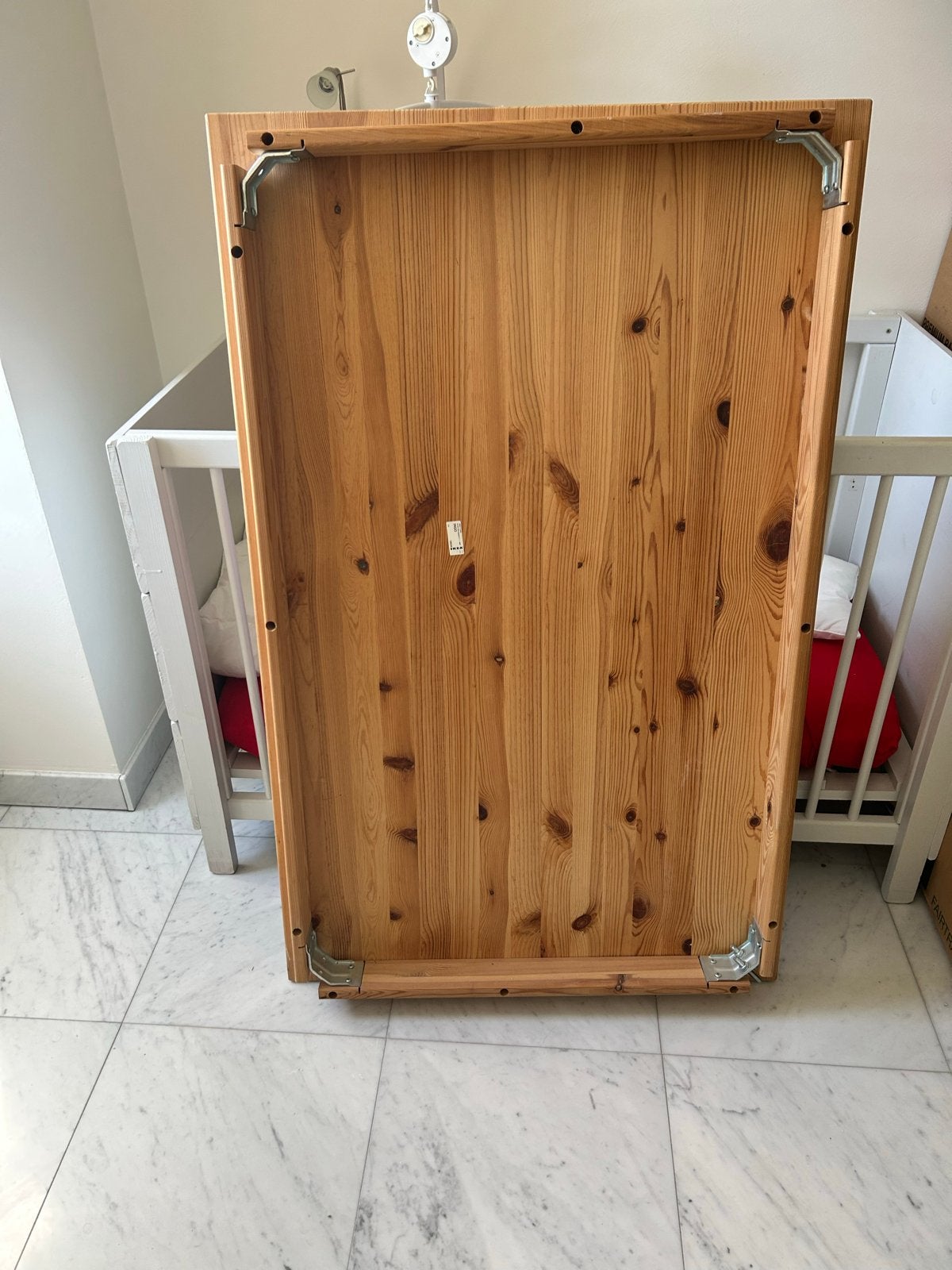 IKEA houten tafelblad, grenenhout, Ophalen, Gebruikt, 100 tot 150 cm, 50 tot 100 cm